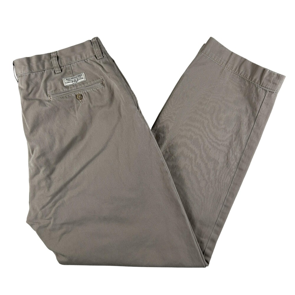 Vintage Polo Ralph Lauren Pants Mens 36x31 Prospect Chino Classic Cotton Casual